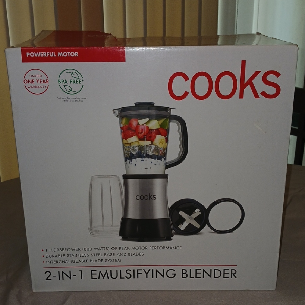 Cooks 2-in-1 Emulsifying Blender